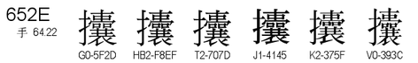 U+652E